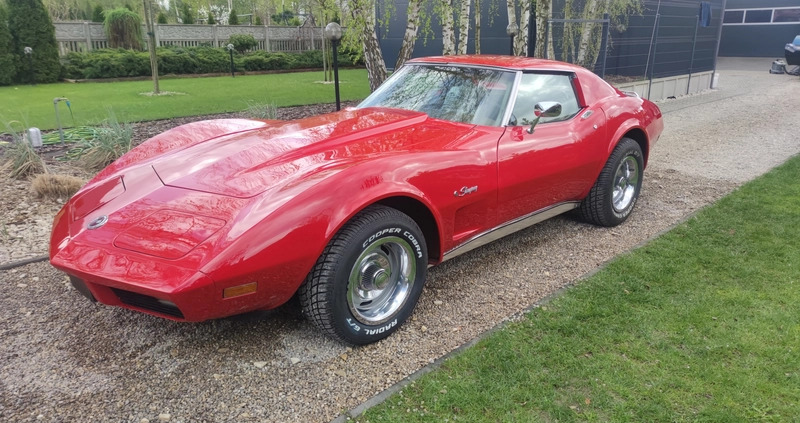 chevrolet śląskie Chevrolet Corvette cena 89900 przebieg: 86000, rok produkcji 1974 z Koronowo